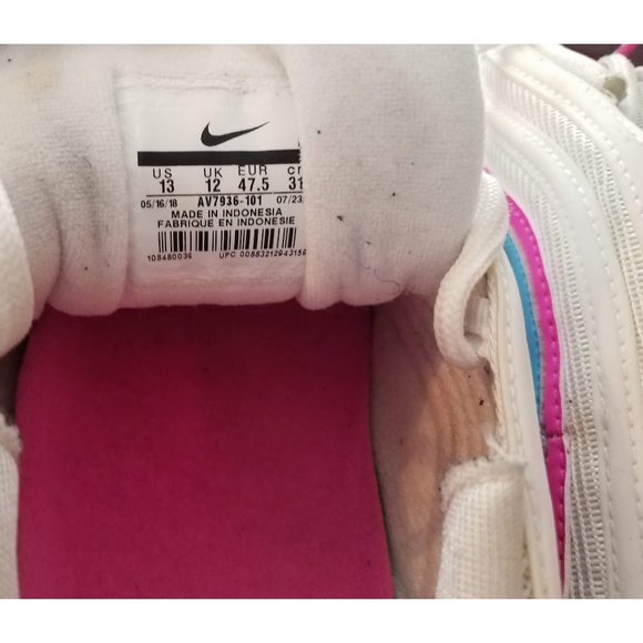 NIKE Air Max Plus 97 Miami Vice Sneakers In Original Box - Men's Size 13 - Picture 10 of 10